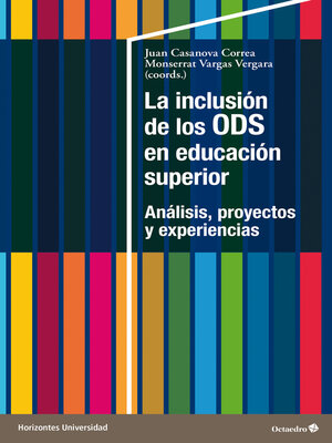 cover image of La inclusión de los ODS en educación superior
